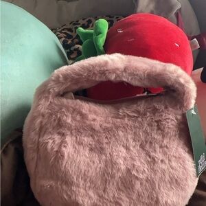 Wild Fable Blush Furry Kids Bag